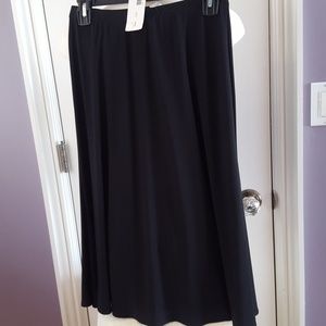 NWT Chico's Black Knit Skirt